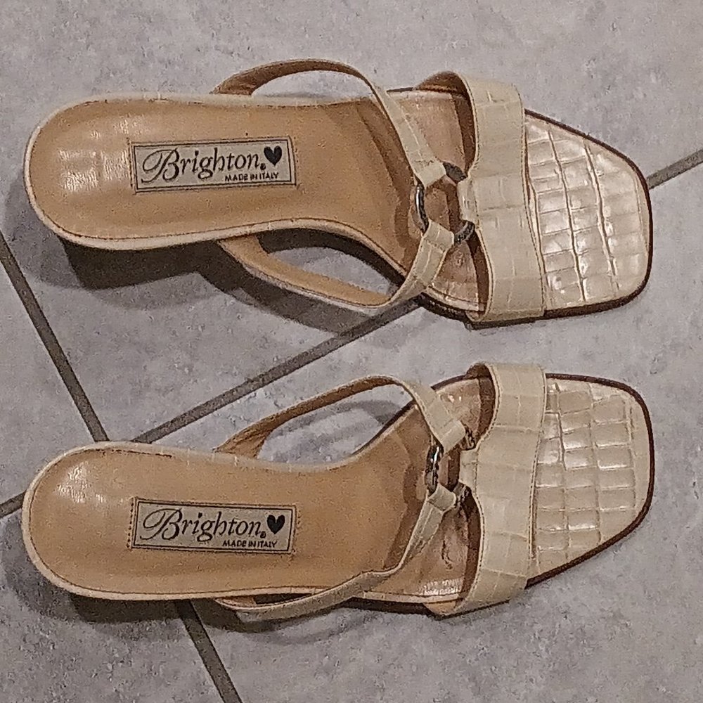 Brighton Ivory Shoes Size 6.5